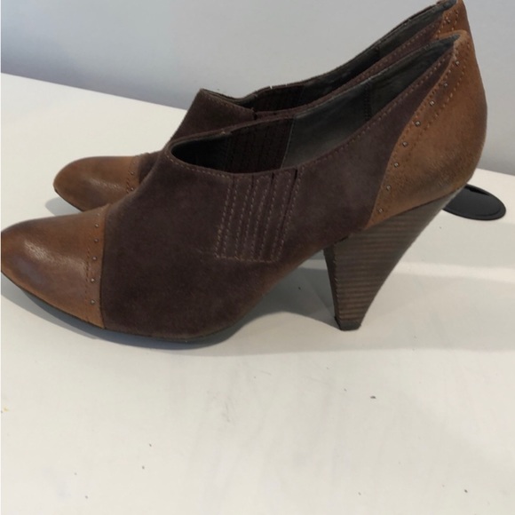 Miss Sixty | 2 tone brown leather heels | size 9 - Picture 1 of 7